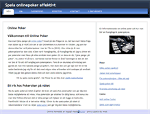 Tablet Screenshot of onlinepoker.n.nu