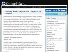 Tablet Screenshot of es.onlinepoker.org