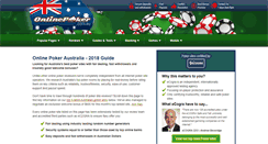 Desktop Screenshot of onlinepoker.com.au